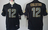 Youth Nike Limited New Orleans Saints #12 Marques Colston Black Impact Jerseys,baseball caps,new era cap wholesale,wholesale hats