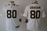 Youth Nike Limited New Orleans Saints #80 Jimmy Graham White Jerseys,baseball caps,new era cap wholesale,wholesale hats
