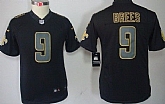 Youth Nike Limited New Orleans Saints #9 Drew Brees Black Impact Jerseys,baseball caps,new era cap wholesale,wholesale hats