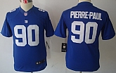 Youth Nike Limited New York Giants #90 Jason Pierre-Paul Blue Jerseys,baseball caps,new era cap wholesale,wholesale hats