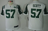 Youth Nike Limited New York Jets #57 Bart Scott White Jerseys,baseball caps,new era cap wholesale,wholesale hats