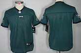 Youth Nike Limited Philadelphia Eagles Blank Dark Green Jerseys,baseball caps,new era cap wholesale,wholesale hats
