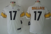Youth Nike Limited Pittsburgh Steelers #17 Mike Wallace White Jerseys,baseball caps,new era cap wholesale,wholesale hats
