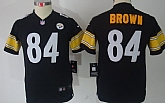 Youth Nike Limited Pittsburgh Steelers #84 Antonio Brown Black Jerseys,baseball caps,new era cap wholesale,wholesale hats