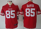 Youth Nike Limited San Francisco 49ers #85 Vernon Davis Red Jerseys,baseball caps,new era cap wholesale,wholesale hats