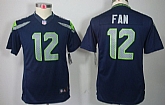 Youth Nike Limited Seattle Seahawks #12 Fan Blue Jerseys,baseball caps,new era cap wholesale,wholesale hats