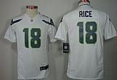 Youth Nike Limited Seattle Seahawks #18 Sidney Rice White Jerseys,baseball caps,new era cap wholesale,wholesale hats