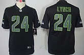 Youth Nike Limited Seattle Seahawks #24 Marshawn Lynch Black Impact Jerseys,baseball caps,new era cap wholesale,wholesale hats
