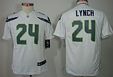 Youth Nike Limited Seattle Seahawks #24 Marshawn Lynch White Jerseys,baseball caps,new era cap wholesale,wholesale hats