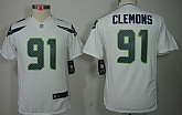 Youth Nike Limited Seattle Seahawks #91 Chris Clemons White Jerseys,baseball caps,new era cap wholesale,wholesale hats