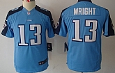 Youth Nike Limited Tennessee Titans #13 Kendall Wright Light Blue Jerseys,baseball caps,new era cap wholesale,wholesale hats