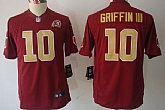 Youth Nike Limited Washington Redskins #10 Robert Griffin III Red With Gold Jerseys,baseball caps,new era cap wholesale,wholesale hats
