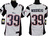 Youth Nike New England Patriots #39 Danny Woodhead White Game Jerseys,baseball caps,new era cap wholesale,wholesale hats