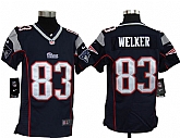Youth Nike New England Patriots #83 Wes Welker Blue Game Jerseys,baseball caps,new era cap wholesale,wholesale hats