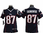 Youth Nike New England Patriots #87 Rob Gronkowski Blue Game Jerseys,baseball caps,new era cap wholesale,wholesale hats