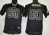 Youth Nike New Orleans Saints #80 Jimmy Graham Lights Out Black Jerseys,baseball caps,new era cap wholesale,wholesale hats