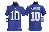 Youth Nike New York Giants #10 Eli Manning Blue Game Jerseys,baseball caps,new era cap wholesale,wholesale hats