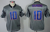 Youth Nike New York Giants #10 Eli Manning Gray Jerseys,baseball caps,new era cap wholesale,wholesale hats