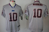 Youth Nike New York Giants #10 Eli Manning Lights Out Gray Jerseys,baseball caps,new era cap wholesale,wholesale hats