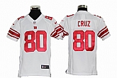 Youth Nike New York Giants #80 Victor Cruz White Game Jerseys,baseball caps,new era cap wholesale,wholesale hats