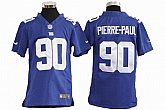 Youth Nike New York Giants #90 Jason Pierre-Paul Blue Game Jerseys,baseball caps,new era cap wholesale,wholesale hats