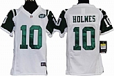 Youth Nike New York Jets #10 Santonio Holmes White Game Jerseys,baseball caps,new era cap wholesale,wholesale hats