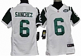 Youth Nike New York Jets #6 Mark Sanchez White Game Jerseys,baseball caps,new era cap wholesale,wholesale hats