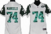 Youth Nike New York Jets #74 Nick Mangold White Game Jerseys,baseball caps,new era cap wholesale,wholesale hats