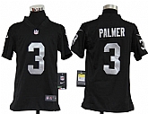 Youth Nike Oakland Raiders #3 Carson Palmer Black Game Jerseys,baseball caps,new era cap wholesale,wholesale hats