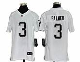 Youth Nike Oakland Raiders #3 Carson Palmer White Game Jerseys,baseball caps,new era cap wholesale,wholesale hats