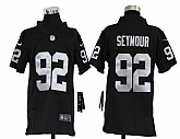 Youth Nike Oakland Raiders #92 Richard Seymour Black Game Jerseys,baseball caps,new era cap wholesale,wholesale hats