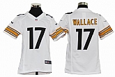 Youth Nike Pittsburgh Steelers #17 Mike Wallace White Game Jerseys,baseball caps,new era cap wholesale,wholesale hats