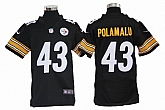 Youth Nike Pittsburgh Steelers #43 Troy Polamalu Black Game Jerseys,baseball caps,new era cap wholesale,wholesale hats