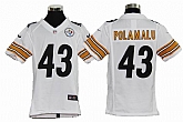 Youth Nike Pittsburgh Steelers #43 Troy Polamalu White Game Jerseys,baseball caps,new era cap wholesale,wholesale hats