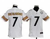 Youth Nike Pittsburgh Steelers #7 Ben Roethlisberger White Game Jerseys,baseball caps,new era cap wholesale,wholesale hats
