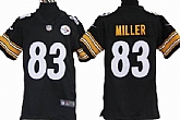 Youth Nike Pittsburgh Steelers #83 Heath Miller Black Game Jerseys,baseball caps,new era cap wholesale,wholesale hats