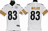 Youth Nike Pittsburgh Steelers #83 Heath Miller White Game Jerseys,baseball caps,new era cap wholesale,wholesale hats