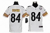 Youth Nike Pittsburgh Steelers #84 Antonio Brown White Game Jerseys,baseball caps,new era cap wholesale,wholesale hats