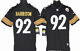 Youth Nike Pittsburgh Steelers #92 James Harrison Black Game Jerseys,baseball caps,new era cap wholesale,wholesale hats