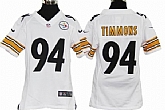 Youth Nike Pittsburgh Steelers #94 Lawrence Timmons White Game Jerseys,baseball caps,new era cap wholesale,wholesale hats