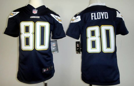 Youth Nike San Diego Chargers #80 Malcom Floyd Navy Blue Game Jerseys