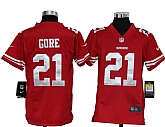 Youth Nike San Francisco 49ers #21 Frank Gore Red Game Jerseys,baseball caps,new era cap wholesale,wholesale hats