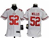 Youth Nike San Francisco 49ers #52 Patrick Willis White Game Jerseys,baseball caps,new era cap wholesale,wholesale hats