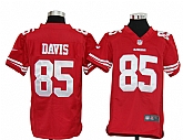 Youth Nike San Francisco 49ers #85 Vernon Davis Red Game Jerseys,baseball caps,new era cap wholesale,wholesale hats