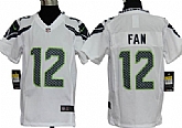 Youth Nike Seattle Seahawks #12 Fan White Game Jerseys,baseball caps,new era cap wholesale,wholesale hats
