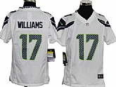 Youth Nike Seattle Seahawks #17 Mike Williams White Game Jerseys,baseball caps,new era cap wholesale,wholesale hats