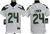 Youth Nike Seattle Seahawks #24 Marshawn Lynch Navy White Game Jerseys,baseball caps,new era cap wholesale,wholesale hats