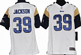 Youth Nike St. Louis Rams #39 Steven Jackson White Game Jerseys,baseball caps,new era cap wholesale,wholesale hats