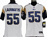 Youth Nike St. Louis Rams #55 James Laurinaitis White Game Jerseys,baseball caps,new era cap wholesale,wholesale hats