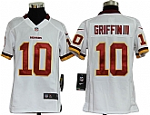 Youth Nike Washington Redskins #10 Robert Griffin III White Game Jerseys,baseball caps,new era cap wholesale,wholesale hats